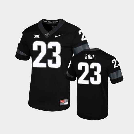 Men Iowa State Cyclones Mike Rose Untouchable Black Game Jersey